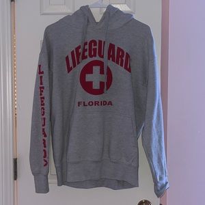 Gray medium lifeguard hoodie